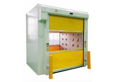 اتاق دوش هوا بار هوایی با بهره وری انرژی با درب نورد سریع 3 طرفه به طرف دمیدن