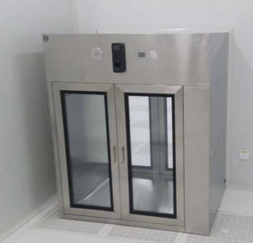 جعبه عبور فولاد ضد زنگ دارویی صنعتی برای سرعت هوای Cleanroom 0.45m / s