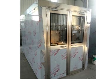 دوش هوای اتاق تمیز درب دوبل برقی برای بار و افراد