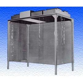 وینیل Strip Curatins لامینار جریان هوای پاک ریخته شده با فیلترهای H14 HEPA
