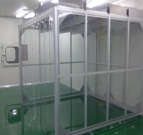 ایزو 5-9 طراحی نرم و تمیز اتاق Softwall برای محصولات الکترونیکی