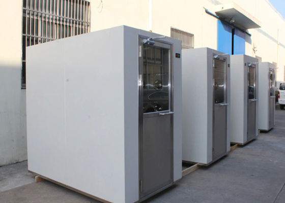 گواهینامه CE ISO تونل دوش هوا 1400W × 3000D D 2100H ابعاد خارج