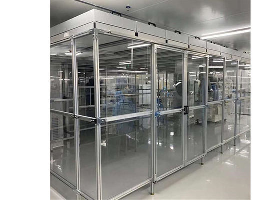 کابینت جریان جریان هوا Laminar Class 100 / اتاق تمیز نرم و دیواری