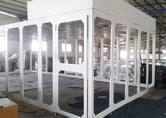 غرفه اتاق تمیز اتاق تمیز / غرفه Laminar Flow Spray Coated Steel Class 100