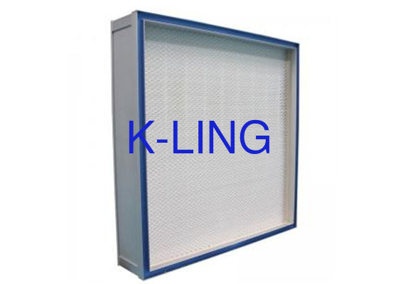 سیستم فیلتر پزشکی GMP ژل مهر و موم EN 1822 H13 / H14 HEPA برای اتاق تمیز