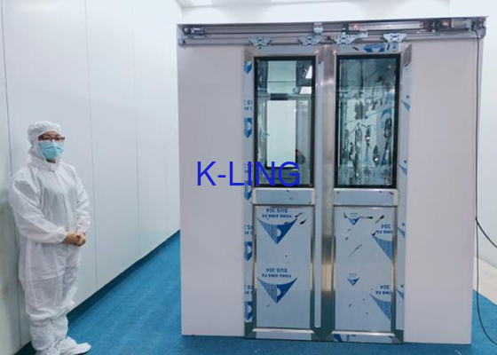 سیستم دوش هوای اتاق تمیز GMP 380 ولت SS با فن سانتریفیوژ گواهی CE