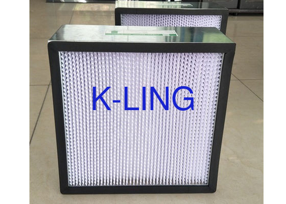 فیلتر هوای هپا پلیسه عمیق جداکننده مقوایی برای کارایی H13 یا H14 بیمارستان